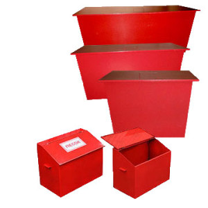 Пожежний ящик для піску об'ємом 0.12 м3