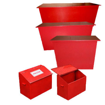 Пожежний ящик для піску об'ємом 0.3 м3