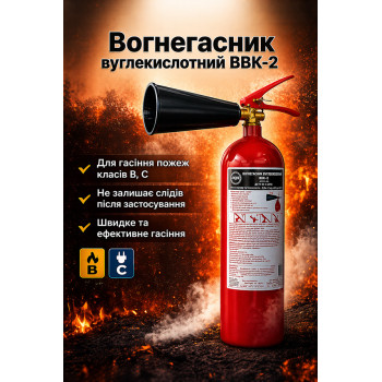 Вогнегасник ВВК-2 (ОУ-3)