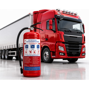 Вогнегасники для вантажного автотранспорту